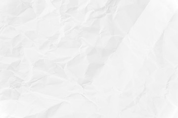 Paper texture Crumpled White.Top view.