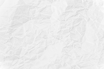 Paper texture Crumpled White.Top view.