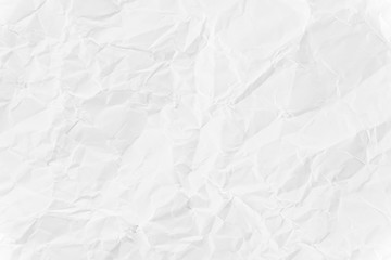 Paper texture Crumpled White.Top view.