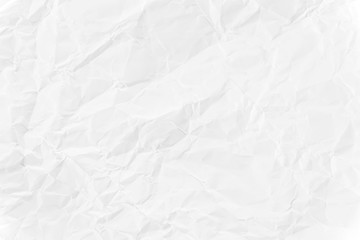 Paper texture Crumpled White.Top view.