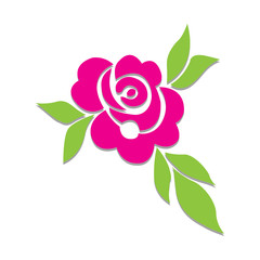 Vector Flower Logo Design and ornament