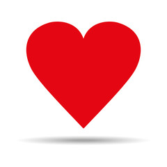 Red Vector Love Heart