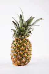 Pineapple over white background