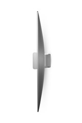 Top view on computer monitor on a white background.