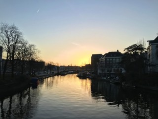Amsterdam sunset