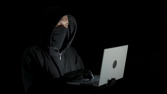 Hacker without face.