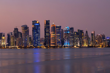 Fototapeta premium Doha Cityscape, Qatar..