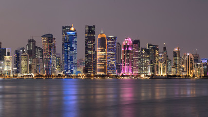 Fototapeta na wymiar Doha Cityscape, Qatar..