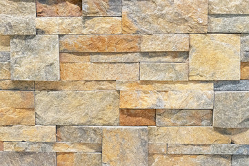 Quartz stone texture for room decor. Blocks made of natural stone. Background of rough stone.