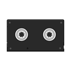 Vector illustration of videotape and reel symbol. Web element of videotape and videocassette stock symbol for web.