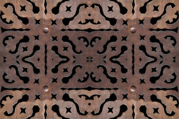 Old metal iron rust seamless texture