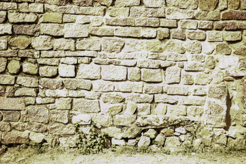Granite Rock Ruins/peeled Wall Texture Background Image