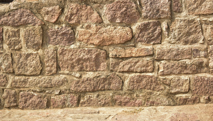 Granite Rock Ruins/peeled Wall Texture Background Image