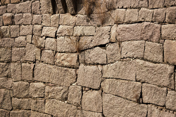 Granite Rock Ruins/peeled Wall Texture Background Image