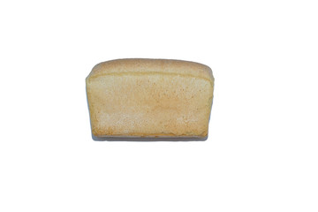 white bread on a white background