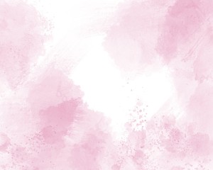 light pink texture with abstract hand painted watercolor on a white background