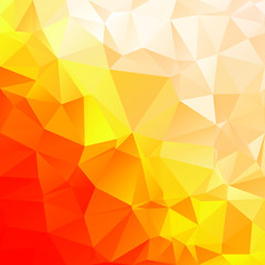 Orange Polygonal Mosaic Background, Creative Design Templates