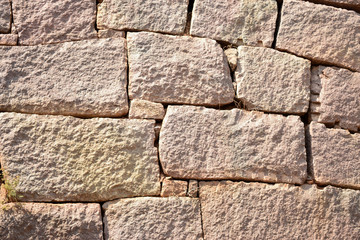Granite Rock Ruins/peeled Wall Texture Background Image