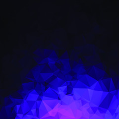 Obraz premium Purple Polygonal Mosaic Background, Creative Design Templates