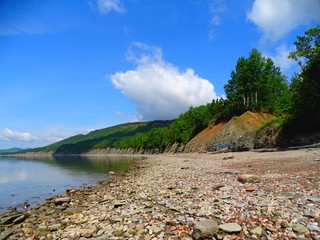 North America, Canada, Province of Quebec, Miguasha National Park, Fossil Site