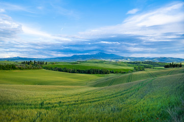 Beautiful Italy Tuscan landscape