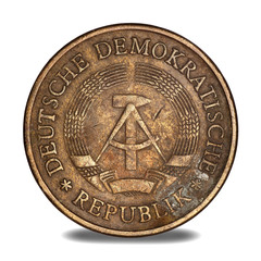 German twenty pfennig from 1969