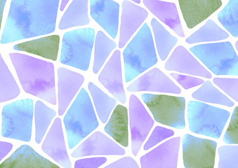 ガラス　タイル　抽象的な春のイメージ