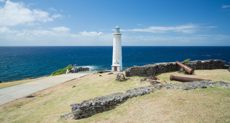 Phare du fort de Vieux Fort Basse Terre Guadeloupe France