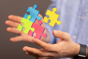 Concept for business strength and success..