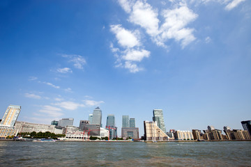 Fototapeta premium Skyline of Canary Wharf
