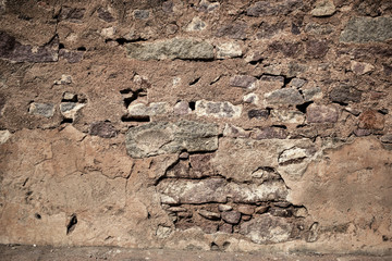 Granite Rock Ruins/peeled Wall Texture Background Image