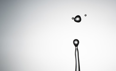 water drop collision. Water splash