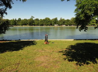 Lake of Retiro Park, Madrid