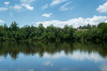 Obraz na płótnie Canvas Mountain Lake, Araiba Mountain, Georgia, USA 