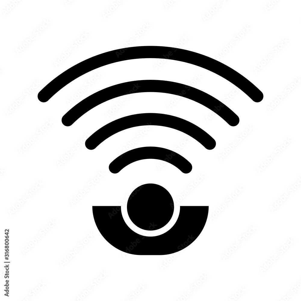 Poster sensor icon. monochrome style design from machine learning collection. ux and ui. pixel perfect sens