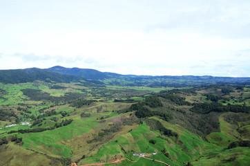 aerial photography, north of antioquia, milk zone of colombia