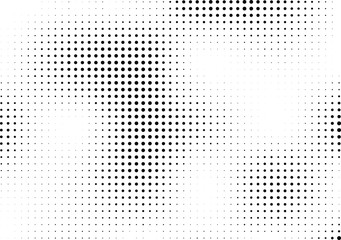 Abstract halftone dotted background. Monochrome grunge pattern with dot and circles.  Vector modern pop art texture for posters, sites, business cards, cover, postcards, labels, stickers layout.