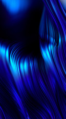 Drapery fabric with stripes. 3d illustration, 3d rendering.