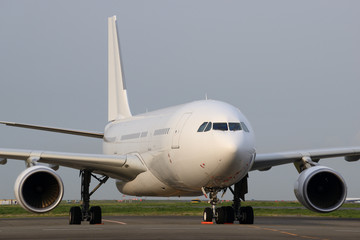 駐機中の旅客機