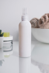 mockup cream bottle
