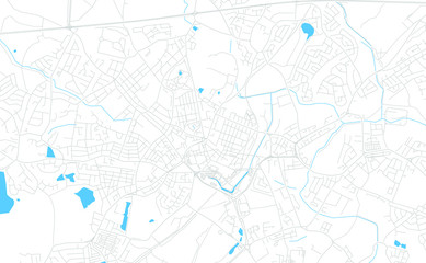 Obraz premium Saint Helens, England bright vector map