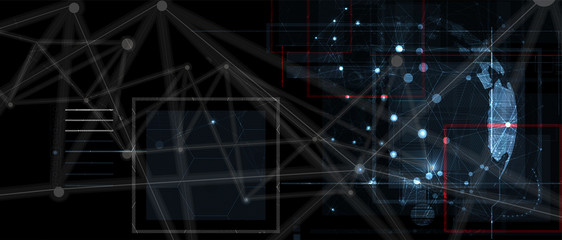 Conceptual technology illustration of artificial intelligence