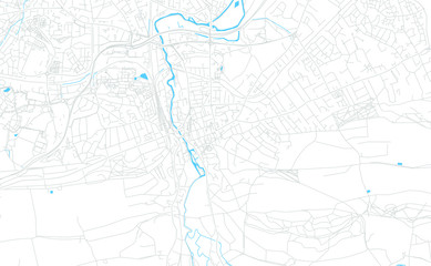 Guildford, England bright vector map