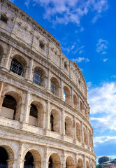 Obraz premium The Colosseum located in Rome, Italy..
