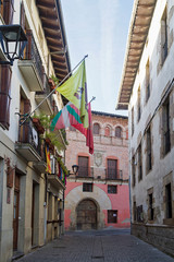 Segura medieval town in Gipuzkoa province, Spain