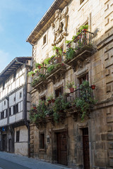 Fototapeta na wymiar Segura medieval town in Gipuzkoa province, Spain