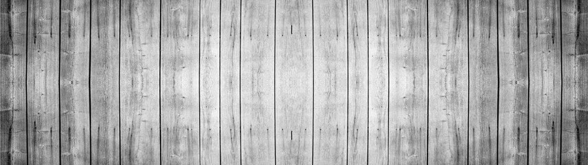 Old white bright wooden texture - wood panorama background banner long