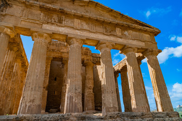 Fototapeta premium The Temple of Concordia is an ancient Greek temple in the Valley of Temples in Agrigento