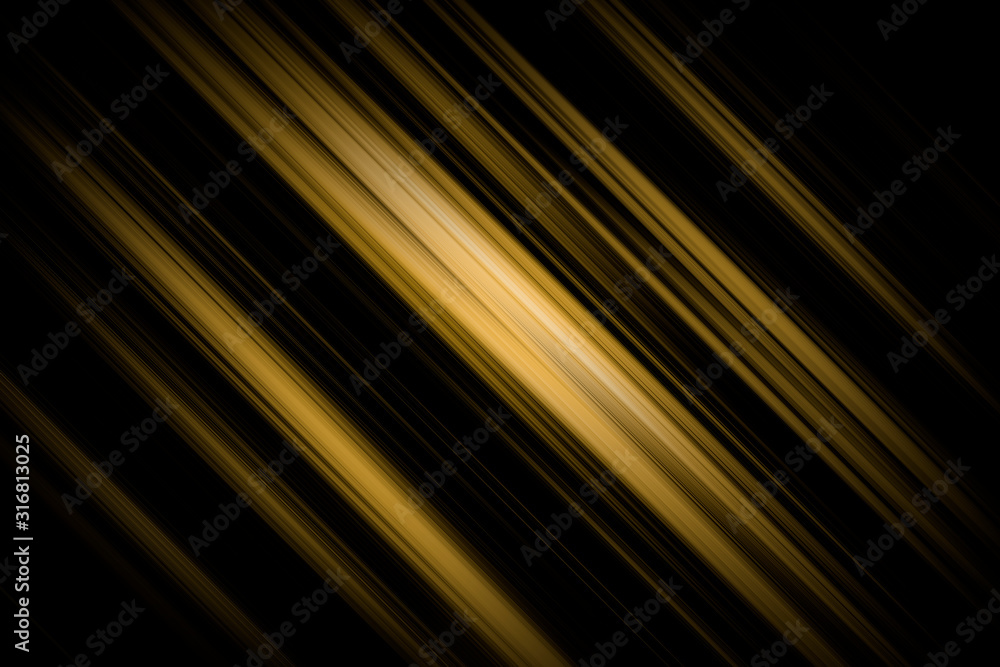 Wall mural abstract black and gold are light with white the gradient is the surface with templates metal textur