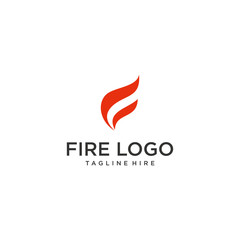 creative fire logo design inspiration. vector illustration